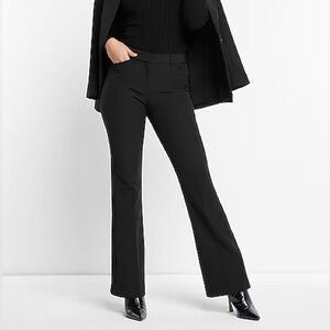 Express Editor Black Wide Leg Women's Dress Pants 0S